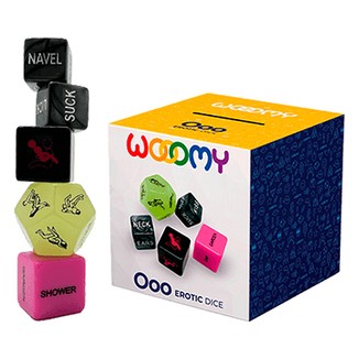 WOOOMY SET DE 5 DADOS ERÓTICOS