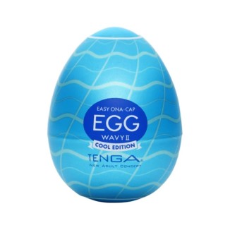 TENGA HUEVO MASTURBADOR WAVY COOL EDITION