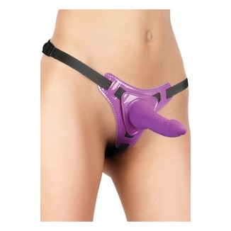 ARNÉS STRAP-ON AJUSTABLE LILA