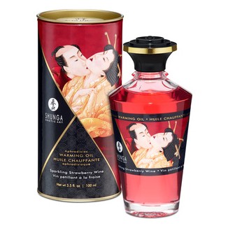 SHUNGA ACEITE EFECTO CALOR FRESAS CON CHAMPÁN 100 ML