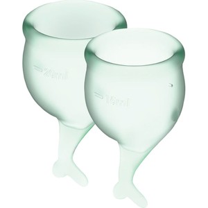 SATISFYER FEEL SECURE COPA MENSTRUAL VERDE