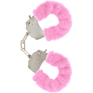 ESPOSAS METÁLICAS CON PELO ROSA