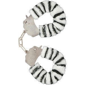 ESPOSAS METÁLICAS CON PELO ZEBRA