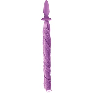 PLUG COLA DE UNICORNIO MORADO PASTEL