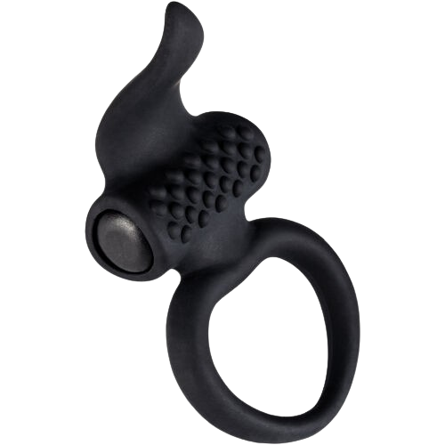 LINGUS ANILLO VIBRADOR CON LENGUA NEGRO
