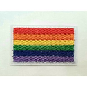 PARCHE RECTANGULAR LGTB