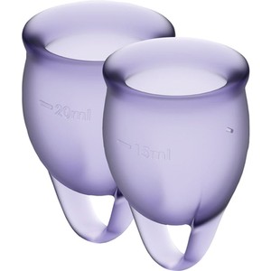 SATISFYER FEEL CONFIDENT COPA MENSTRUAL - MORADO