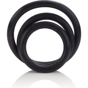 SET DE 3 ANILLOS PARA EL PENE NEGRO
