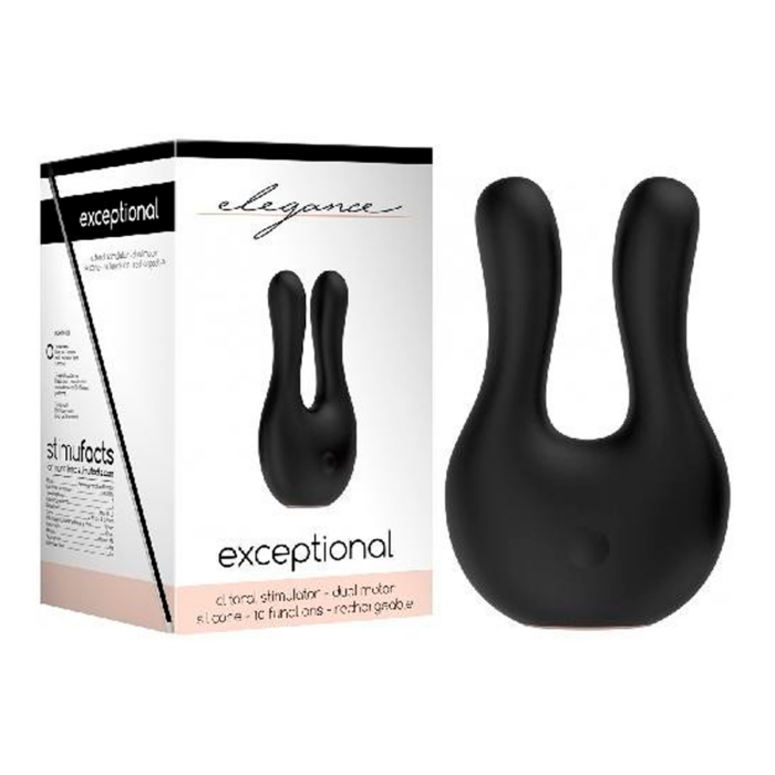 Estimulador clítoris exceptional elegance negro